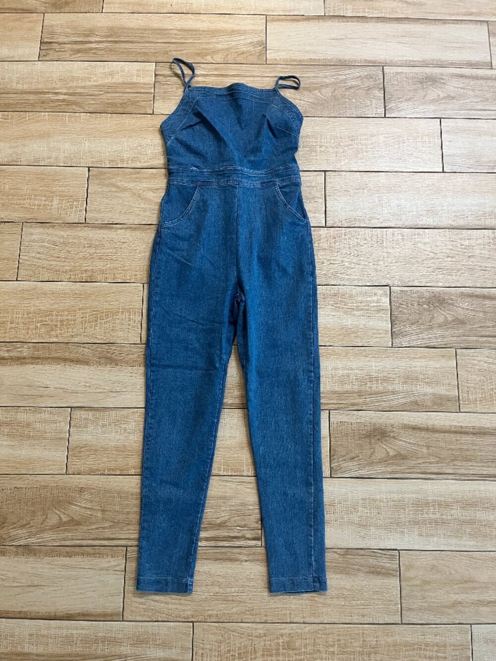 Womens Denim Blvd Denim Jumpsuit - M